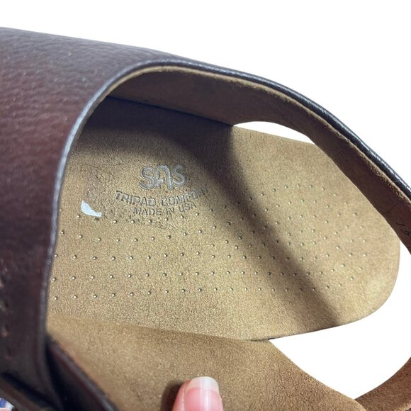 SAS Bravo Sandals Shoes Mens 15 Wide Buckle Tripad Comfort Brown - Picture 6 of 7